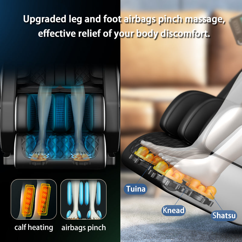 Massage Chair Z9, Full Body Massaging from head to Toe, Zero Gravity. - COOLBABY