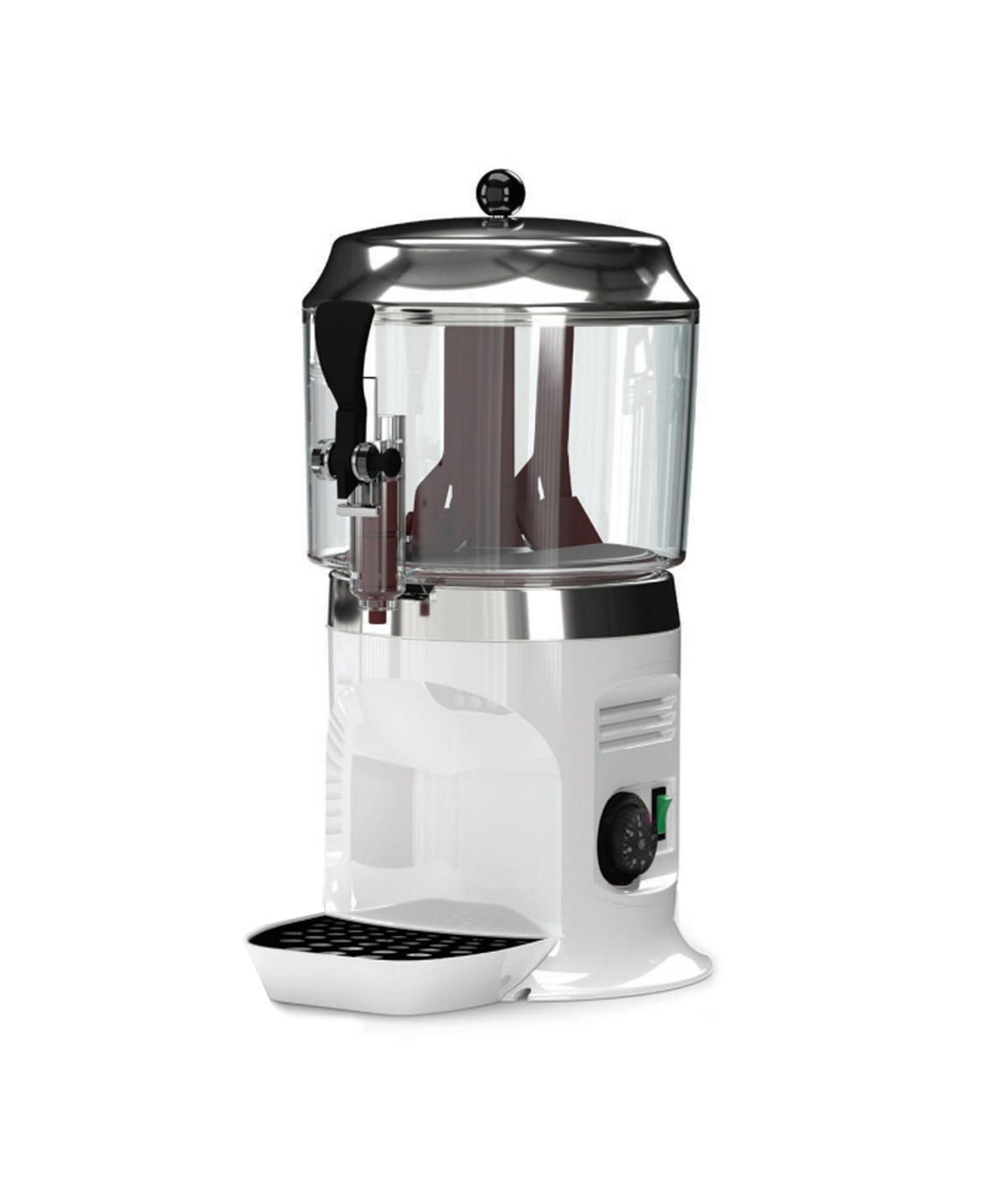 COOLBABY Scirocco Hot Chocolate Dispenser - 5L Countertop Machine by Bras, Italy - COOLBABY