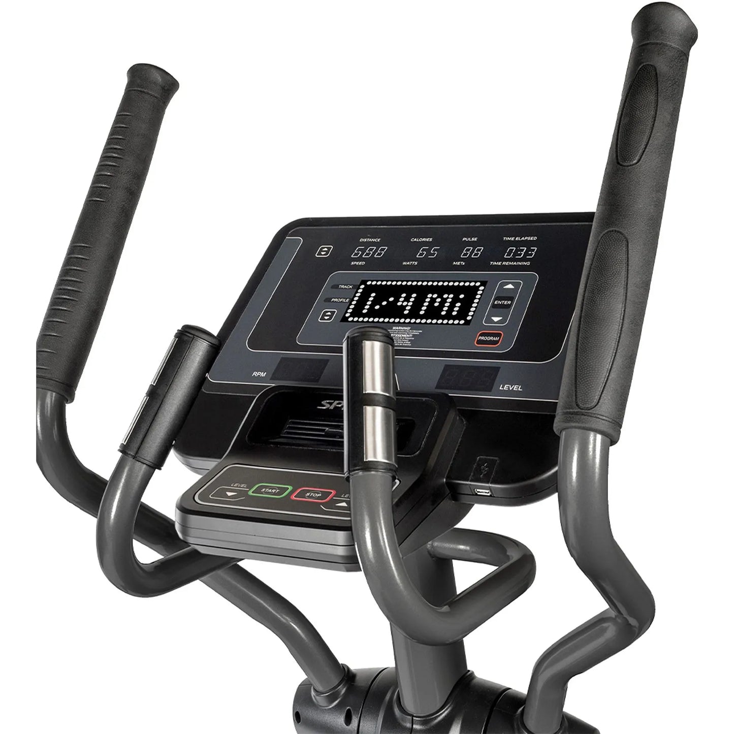 Spirit Fitness CE800+ Elliptical Commercial Cross Trainer -Grade, Self-Generating, 20" Stride - COOLBABY