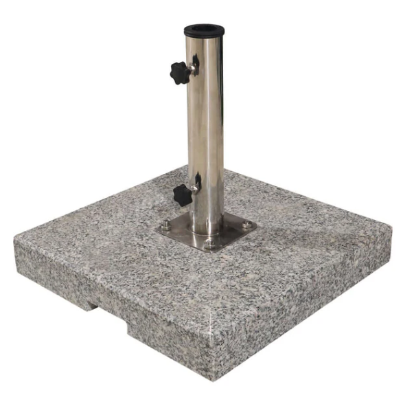 40kg Marble Umbrella Parasol Base | Heavy-Duty Outdoor Umbrella Stand
