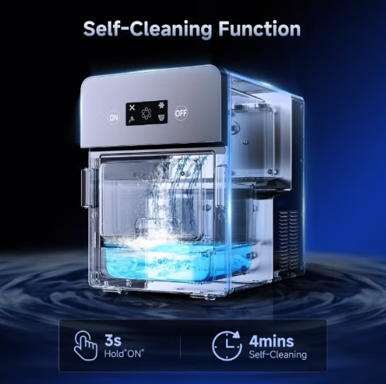 Portable Ice Ball Maker Machine | Crystal Clear Sphere Ice | Self-Cleaning Countertop Ice Maker