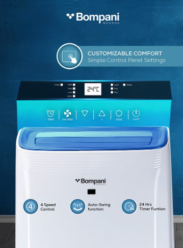 B016001 Portable Air Conditioner 16000 BTU (1.3 Ton) | Cooling & Heating AC