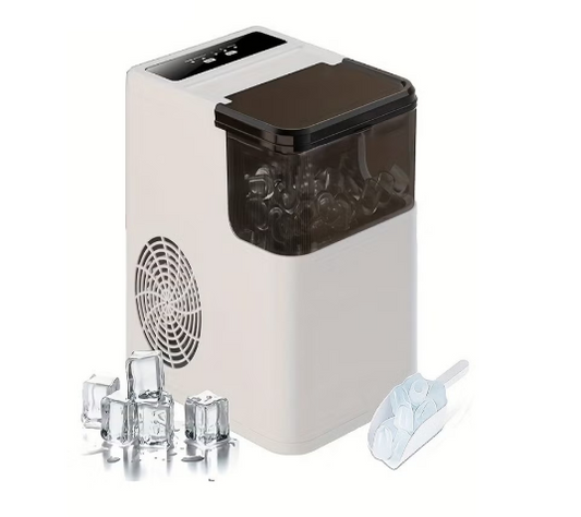 Portable Countertop Ice Maker Machine 12KG/24H | 9 Ice Cubes in 6–8 Minutes
