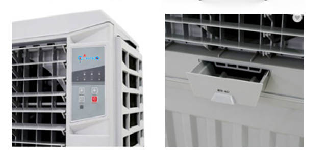 Industrial Outdoor Air Cooler 10000 m³/h | 125L Water Tank | 300W Portable Evaporative Cooler