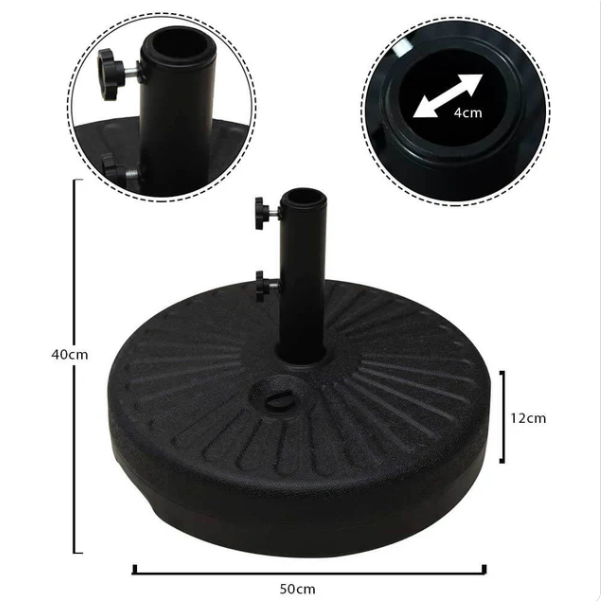 Heavy-Duty Umbrella Base | Adjustable Patio & Outdoor Umbrella Stand