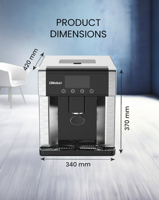 NIM31 Ice Maker 10–15KG/24H | 1.8L Countertop Ice Maker with LCD Display
