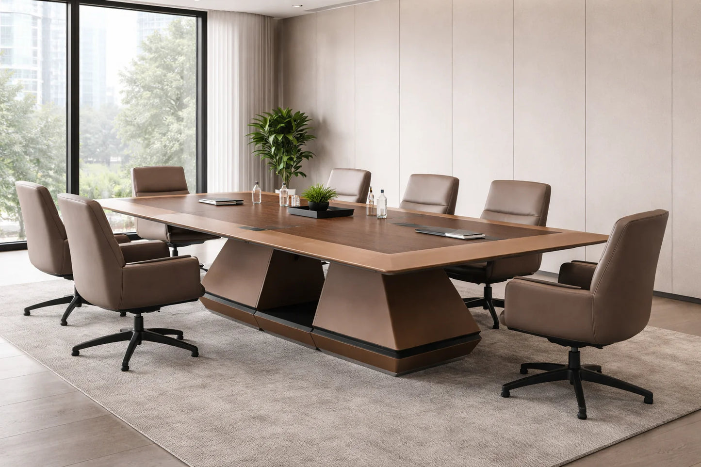 H02-N Executive Meeting Table 320x160 cm | Luxury Boardroom Conference Table