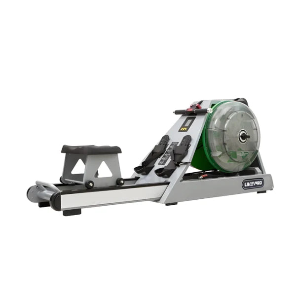 Double Buckets Water Rowing Machine | Foldable Full-Body Cardio Rower 150kg Capacity