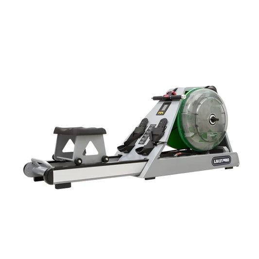 Double Buckets Water Rowing Machine | Foldable Full-Body Cardio Rower 150kg Capacity