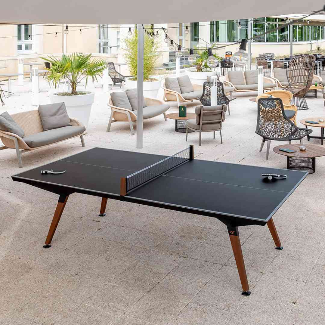 Cornilleau Play-Style Origin Indoor & Outdoor Tennis Table – Black