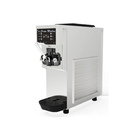 Commercial Ice Cream Machine,1200W Automatic Soft and Hard Serve Ice Cream Maker with Compressor, LCD Operation Screen, 13L/H Production, Low Noise, Energy Saving,For Cafes,Restaurants,Buffets, Etc.