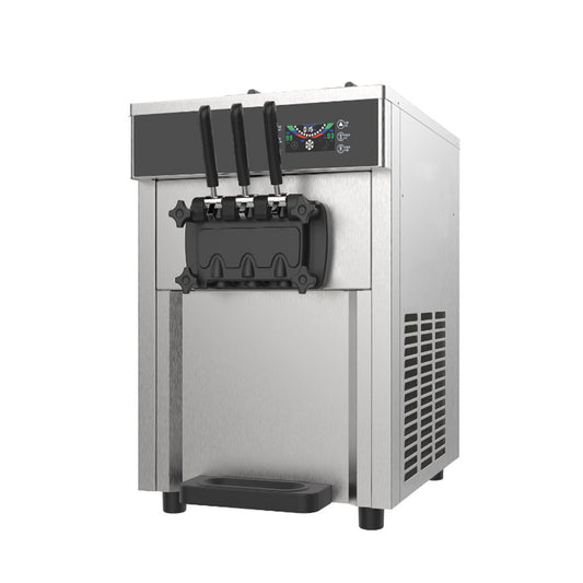 2600W Commercial Ice Cream Machine,Production volume: 24L/H,LCD Digital Display Ice Cream Maker,Shortage Alert, Countertop Soft Ice Cream Maker for Restaurant Family Parties