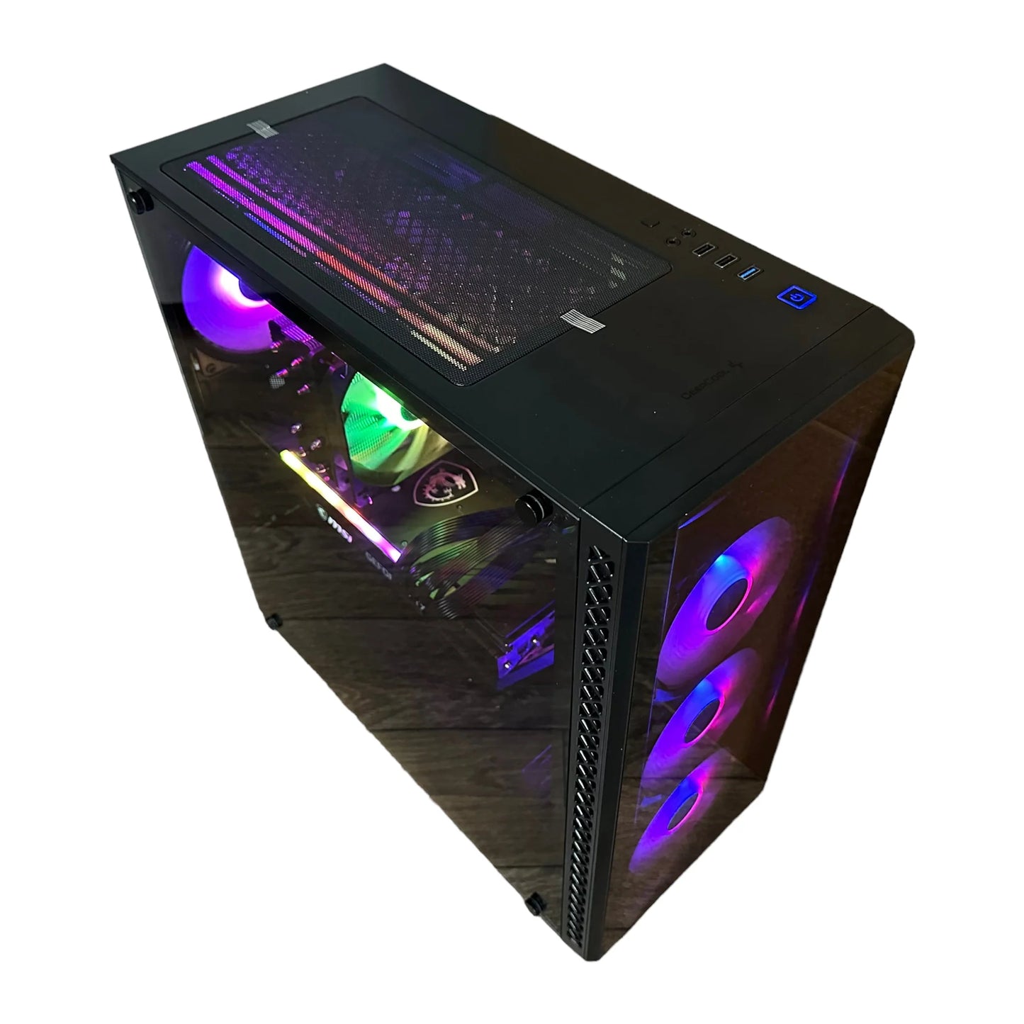 Budget Gaming PC - AMD Ryzen 5 3600 6 Cores 12 Threads, NVIDIA RTX 2070 8GB, 32GB DDR4 RAM 3200MHz, 1TB SSD Gen 4, 650W 80 PLUS PSU, Tower cooling - COOLBABY