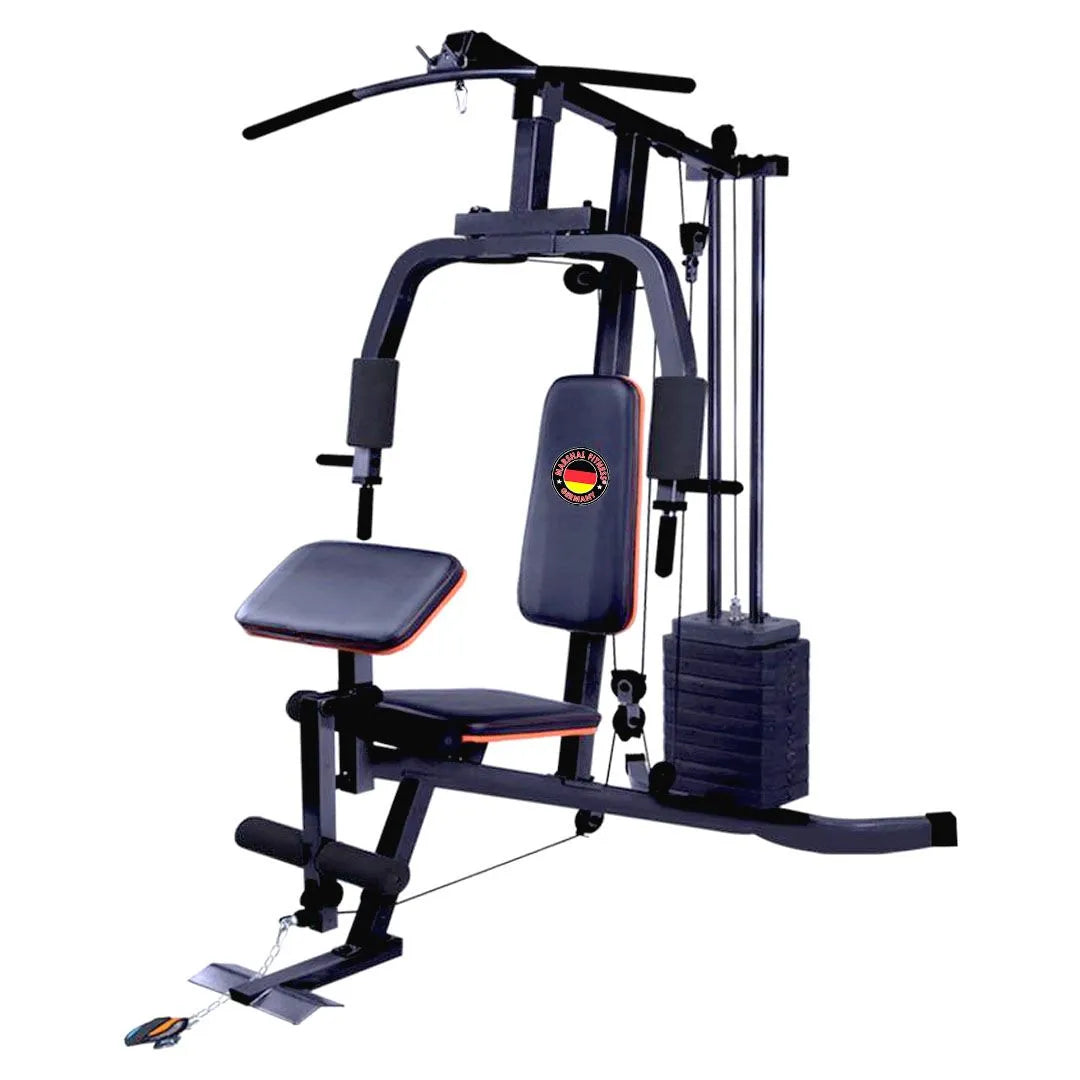 COOLBABY All-in-One Home Gym Machine with 98LBS Dead Weight Stacks for Comprehensive Workouts - COOLBABY