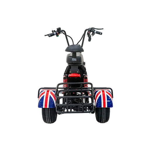 Three-Wheeled, Big Seat Electric scooter with basket - COOLBABY