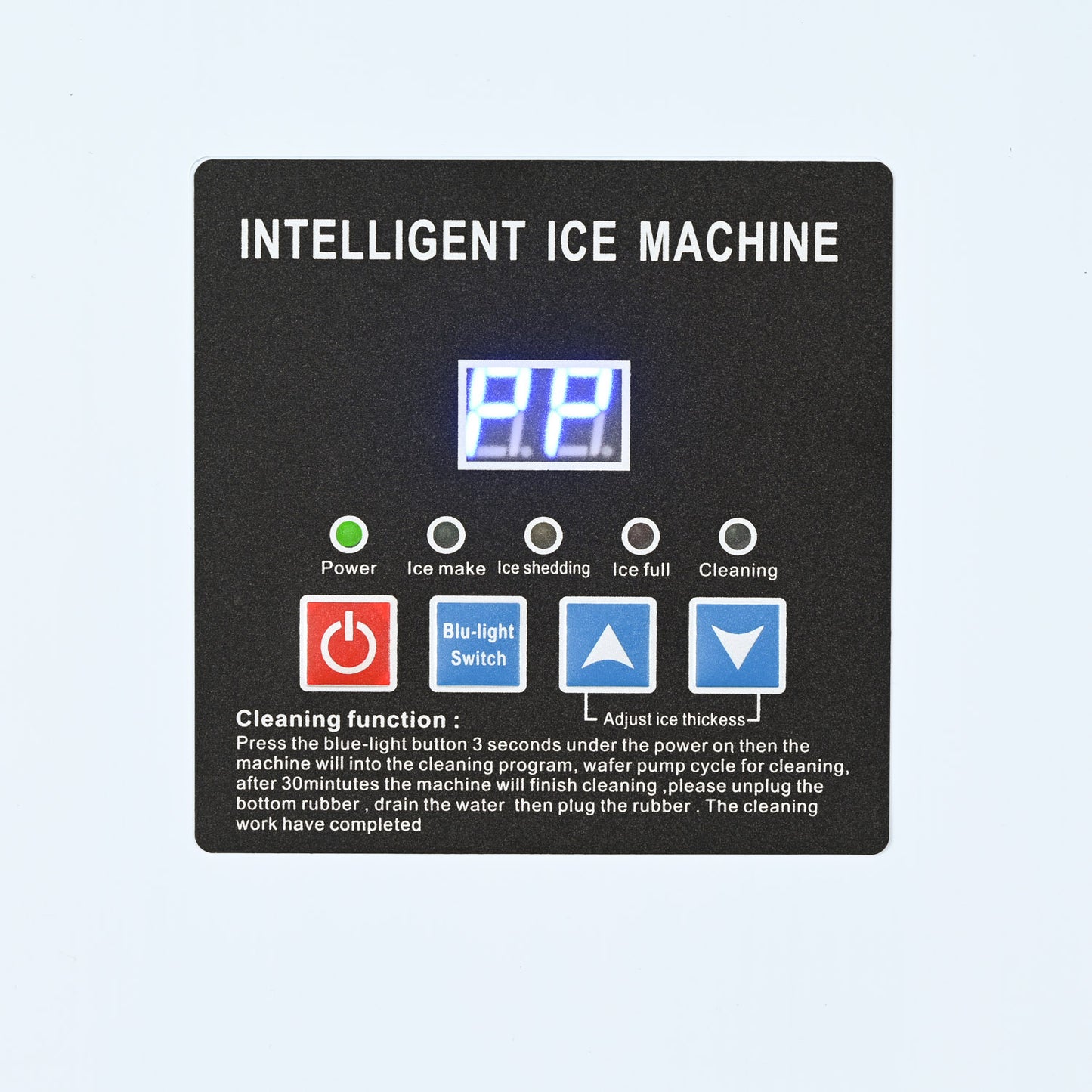 Commercial Ice Maker Machine, 120KGS/24H Stainless Steel under Counter Ice Machine with 45KGS Ice Storage Capacity, for/Restaurant/Bar/Coffee Shop