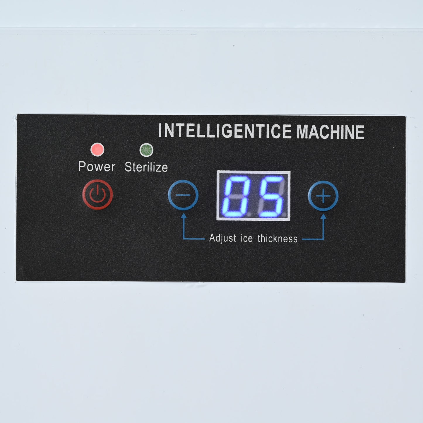 Integrated Ice Maker Machine, 40KGS/24H Stainless Steel Under Counter ice Machine with 12KGS Ice Storage Capacity, Freestanding Ice Maker