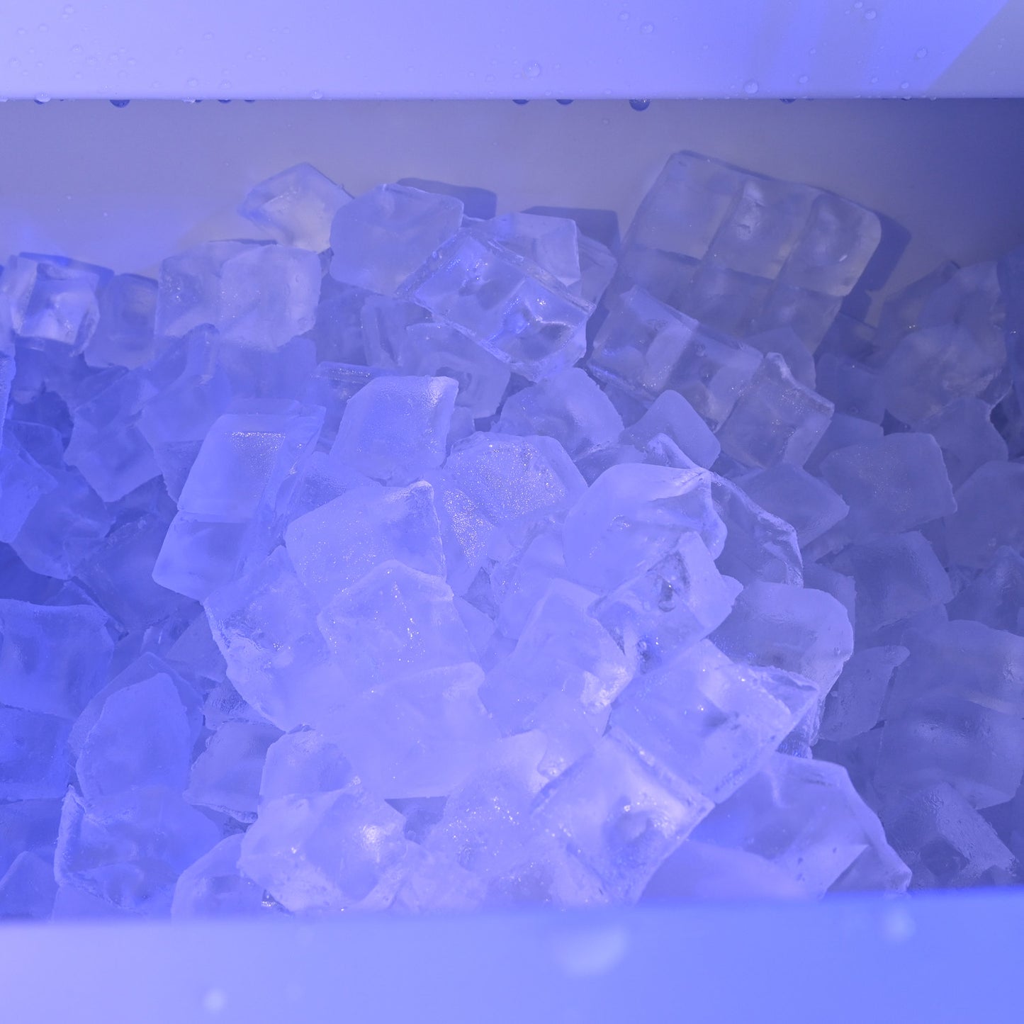 Integrated Ice Maker Machine, 40KGS/24H Stainless Steel Under Counter ice Machine with 12KGS Ice Storage Capacity, Freestanding Ice Maker