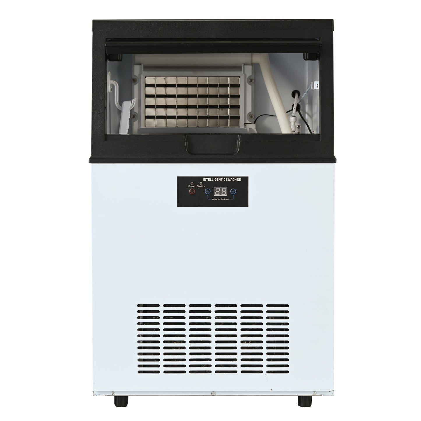 Commercial Ice Maker-68KG/day Large Capacity, 65 Ice Cubes are Made in 15 Minutes