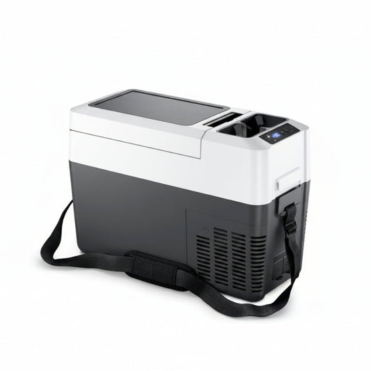 Dometic portable cooler on a white background