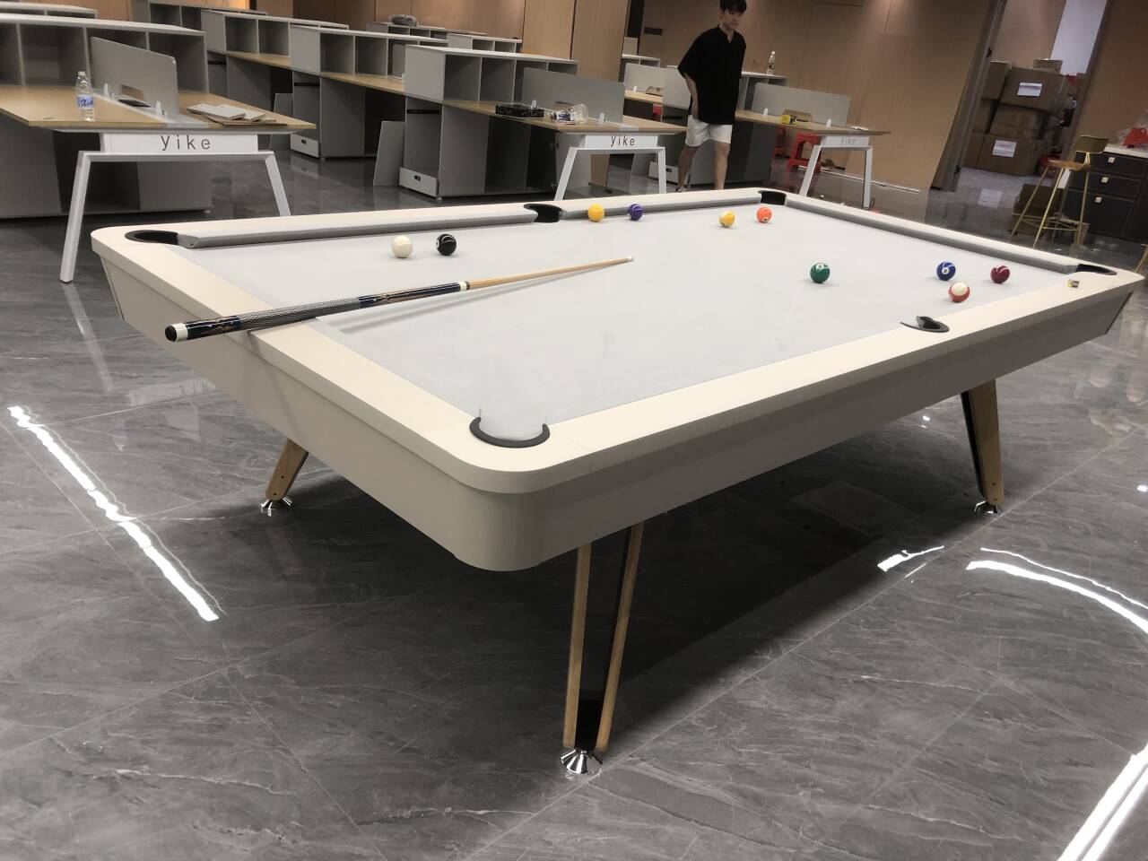3 in 1 7ft Pool Billiard Table + Household Table Tennis Table + meeting or dining table Multifunction Game Table - COOLBABY
