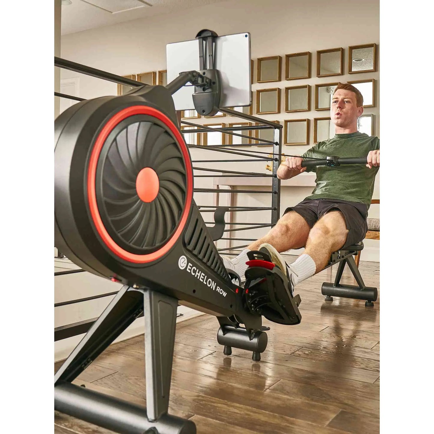 Echelon Row Connected Rowing Machine: Magnetic Rower with Live Classes & Bluetooth Controls - COOLBABY