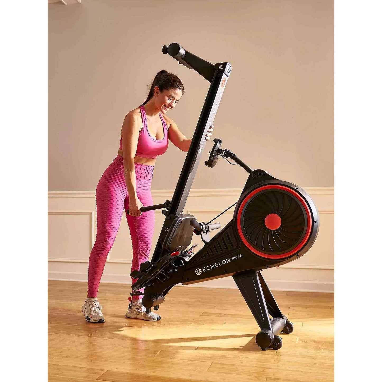 Echelon Row Connected Rowing Machine: Magnetic Rower with Live Classes & Bluetooth Controls - COOLBABY