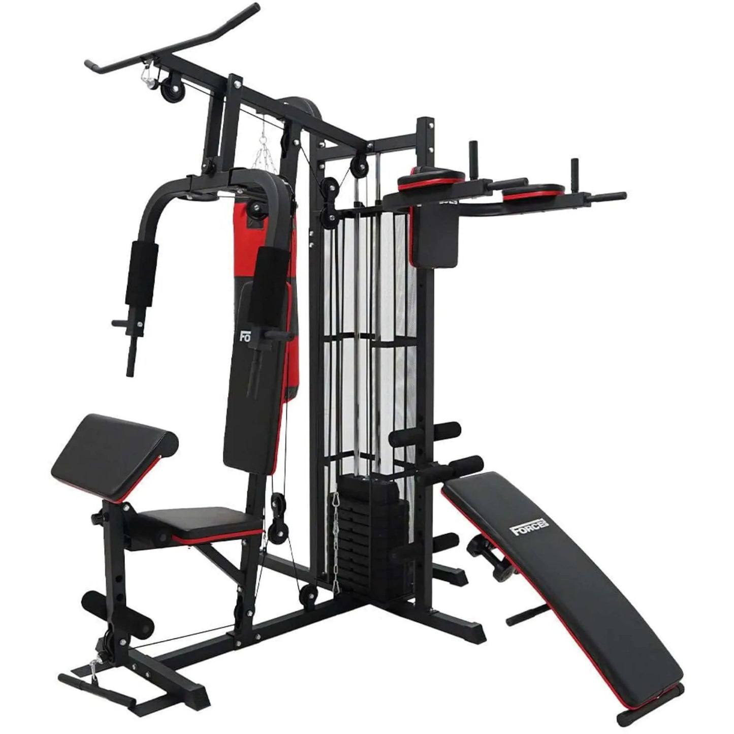 COOLBABY Force USA HG350 Home Gym: Compact All-in-One Trainer for Over 200 Exercises - COOLBABY