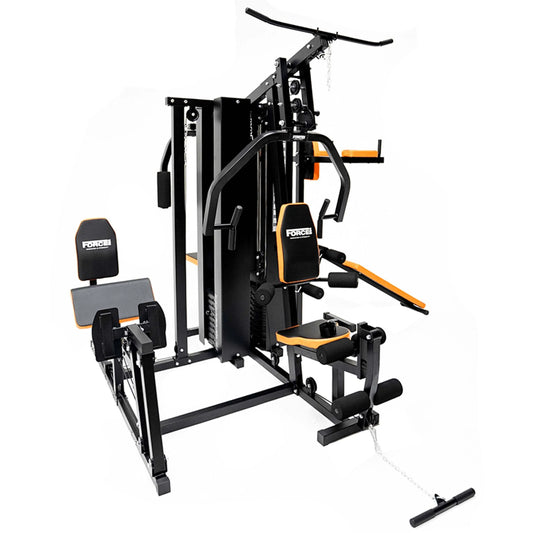 COOLBABY Force USA HG400 4-Station Multigym: Ultimate Home Gym for Full-Body Workouts - COOLBABY