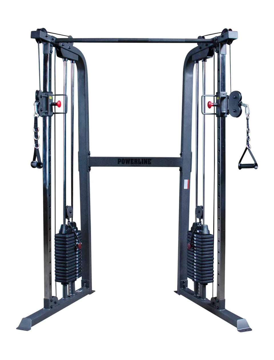 COOLBABY Powerline PFT100 Functional Trainer Cable Machine with Dual 160 Lb Weight Stacks - COOLBABY