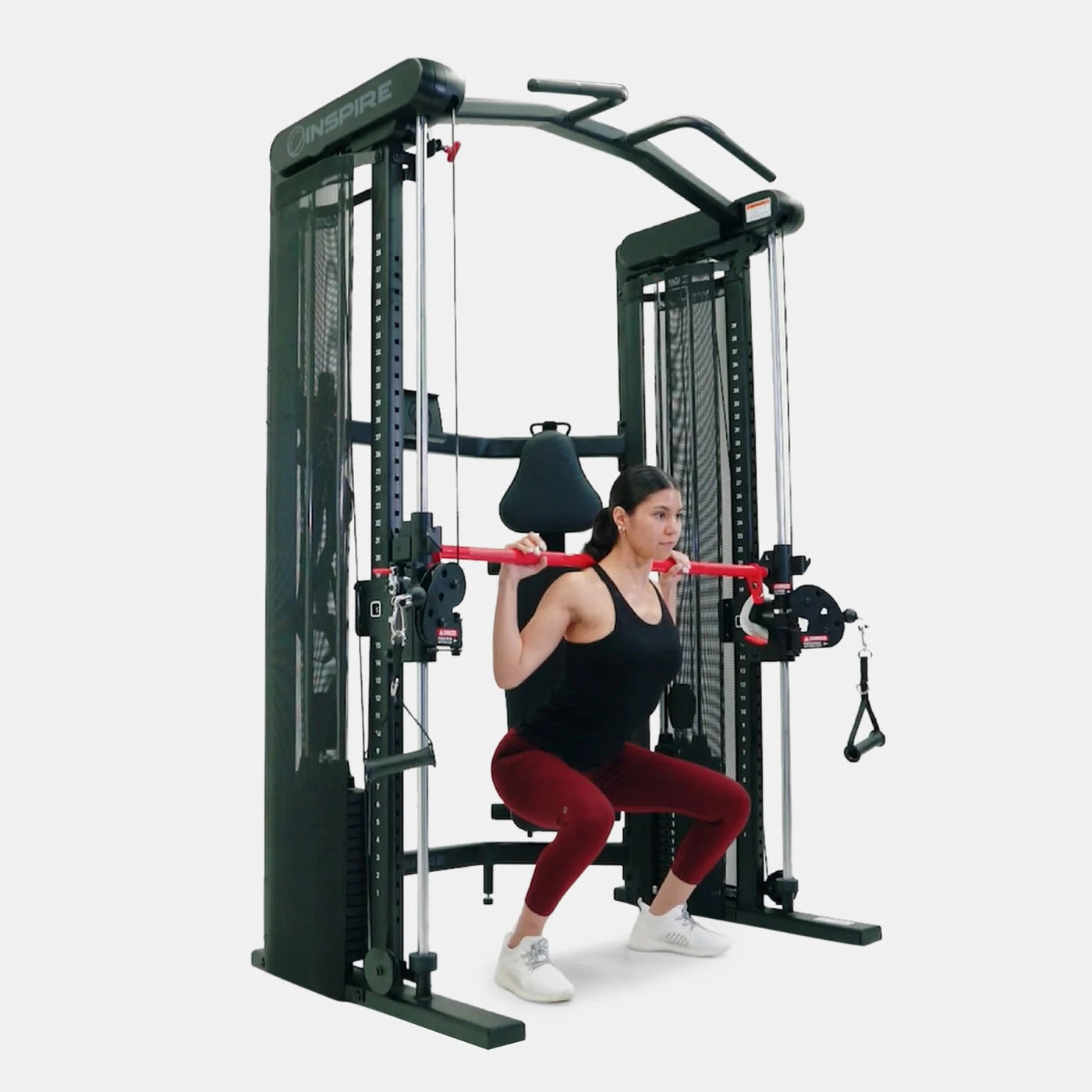 COOLBABY Inspire Fitness SF3 Multi-Gym Machine - Compact and Versatile Home Gym with Dual Weight Stacks - COOLBABY