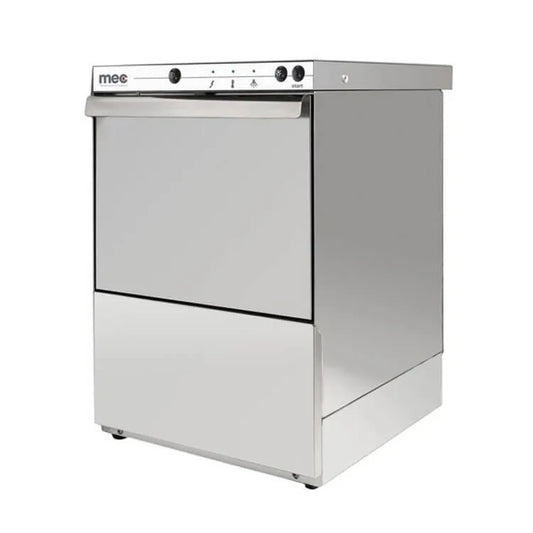 Commercial Glass Dishwasher with Peristaltic Dosing Pump | AISI 304 Stainless Steel | Made in Italy