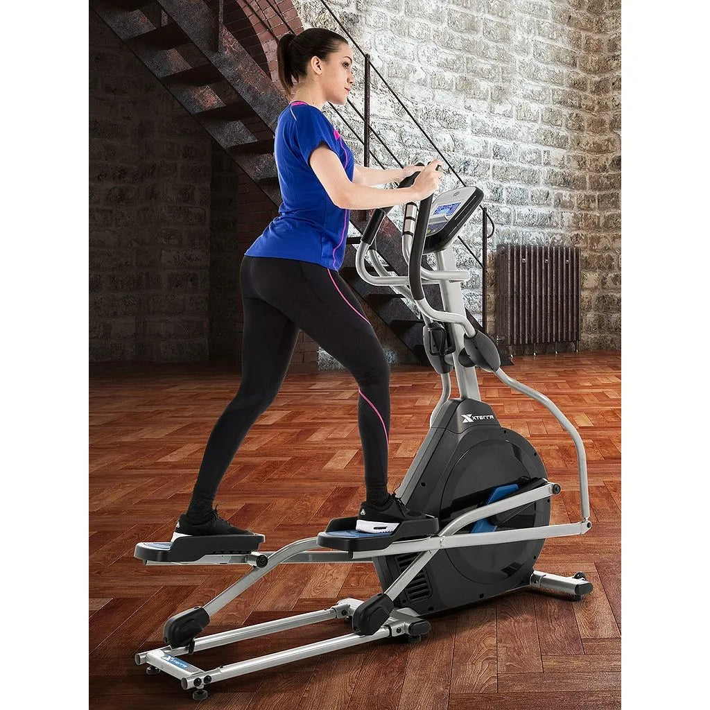 Xterra FS380 Home Elliptical Cross Trainer - Smooth, Quiet Home Workout with 18” Stride - COOLBABY