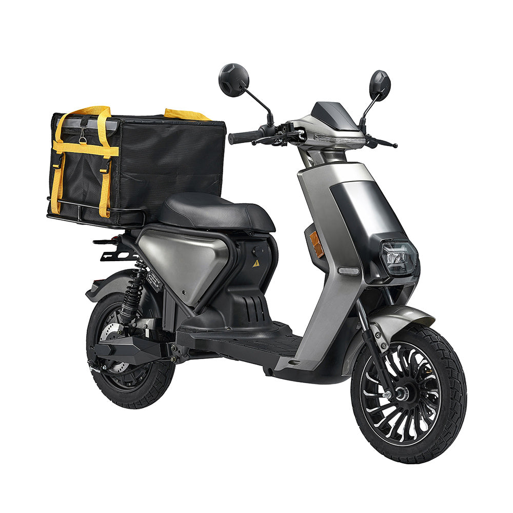 Powerful Electric Motorcycle Adult Battery Powered Electric Mopeds Scooter with Pedals - COOLBABY