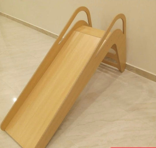 Indoor Wooden Slide Fun and Safe Playtime