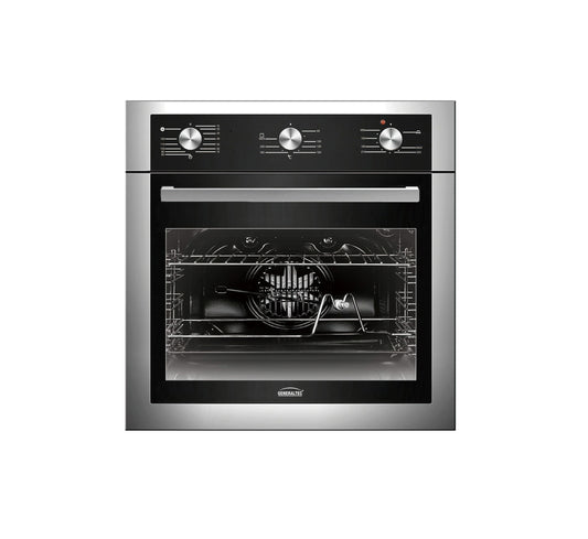 COOLBABY GBO60GESBC 60x60 Built-In Oven - Dual Fuel Gas & Electric for Versatile Cooking - COOLBABY