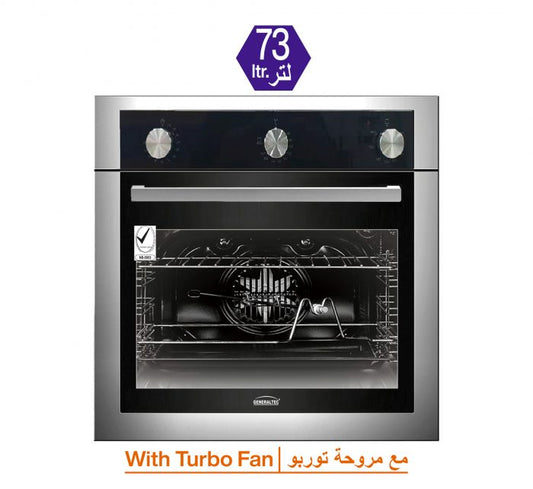 COOLBABY Built-In Oven with Turbo Fan | Gas & Electric | 73L Capacity - COOLBABY