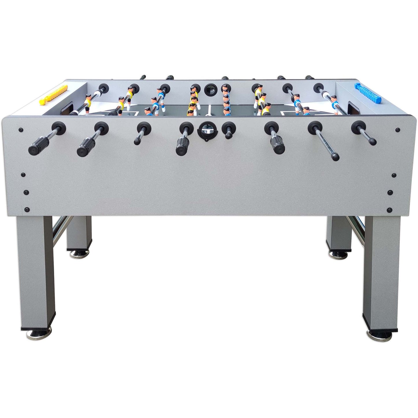 Soccer Table 5FT – Brown MDF Foosball Table with Telescopic Rods, Anti‑Slip Handles & Modern Home Game Design