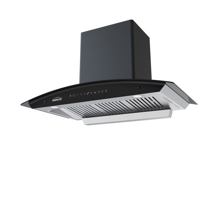 COOLBABY GH90BF20 Wall-Mounted Range Hood with LED Lighting & High-Quality Filters - COOLBABY