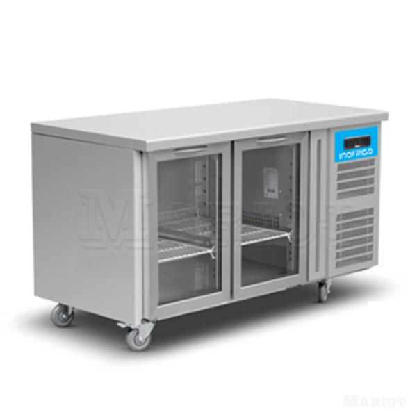 Glass Door Counter Chiller, Capacity 260 liter. - COOLBABY