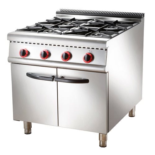 Grace Commercial Gas Stove with 4 Burners - COOLBABY