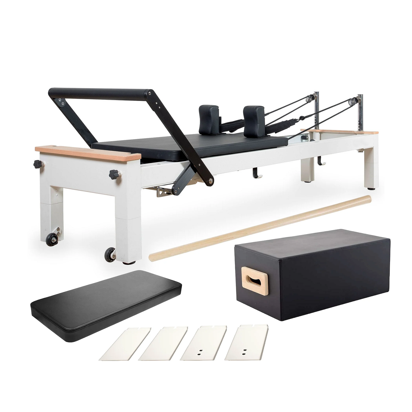 Studio Yoga Fitness Core Training Home Reformer Metal Pilates Reformer Commercial Pilates Reformer for Studio or Home