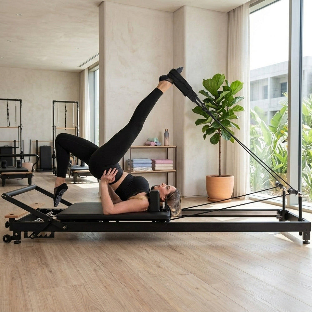 Pilates Reformer Aluminium Reformer Pilates Core Training Bed Machine for Studio