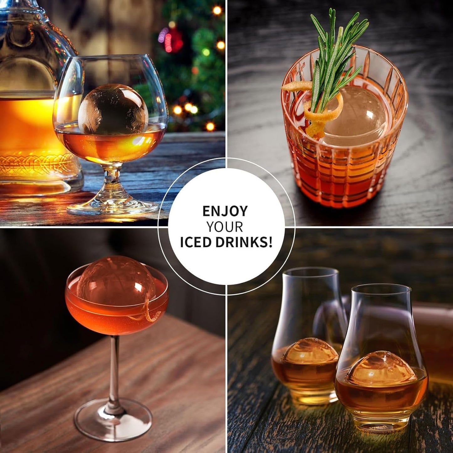50mm Spherical Ice Maker Electric Ice Ball Maker Machine Ice Cube Whisky Drinking Bar Ice Making Machine