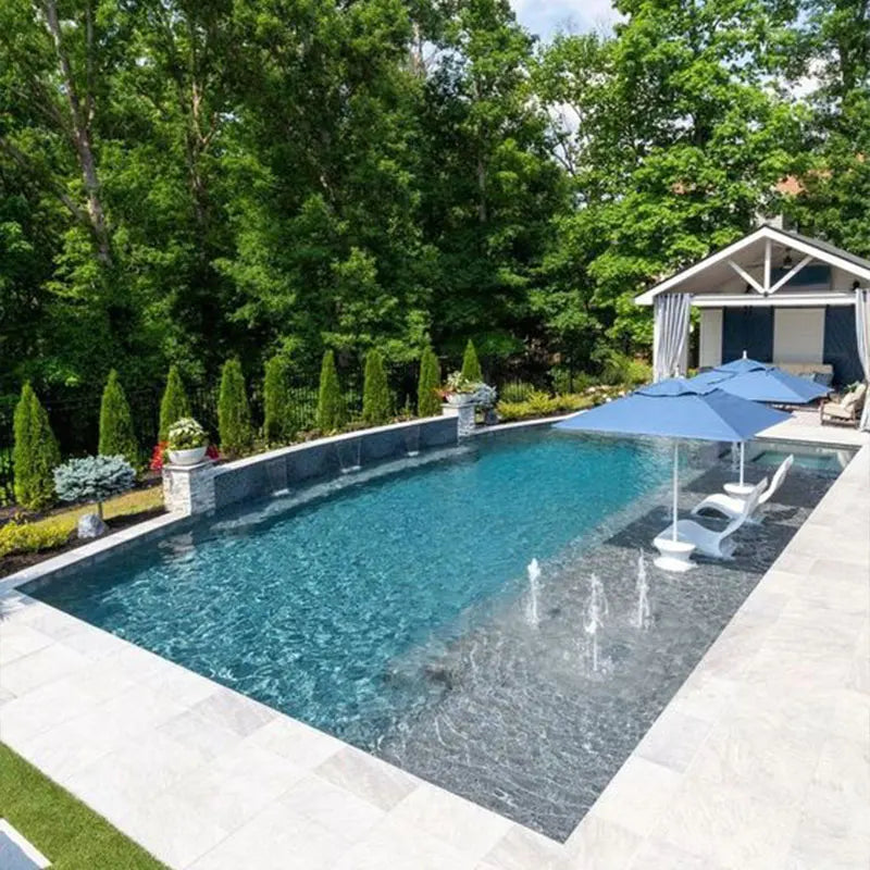 Garden Big Hard Plastic Fiberglass Swimming Pool Shell Equipment Frp Inground Swimming Pool Supplies - COOLBABY