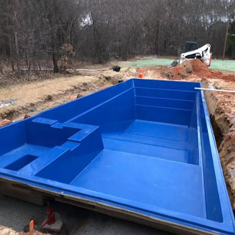 Garden Big Hard Plastic Fiberglass Swimming Pool Shell Equipment Frp Inground Swimming Pool Supplies - COOLBABY