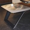 COOLBABY Modern Executive Office Table - Brown, H09 | Spacious Work Surface & Durable Design - COOLBABY