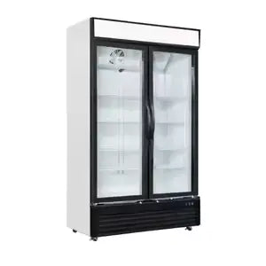 COOLBABY Lava Inox SC-908FS Double Showcase Chiller – 880L High-Capacity Commercial Refrigerator - COOLBABY