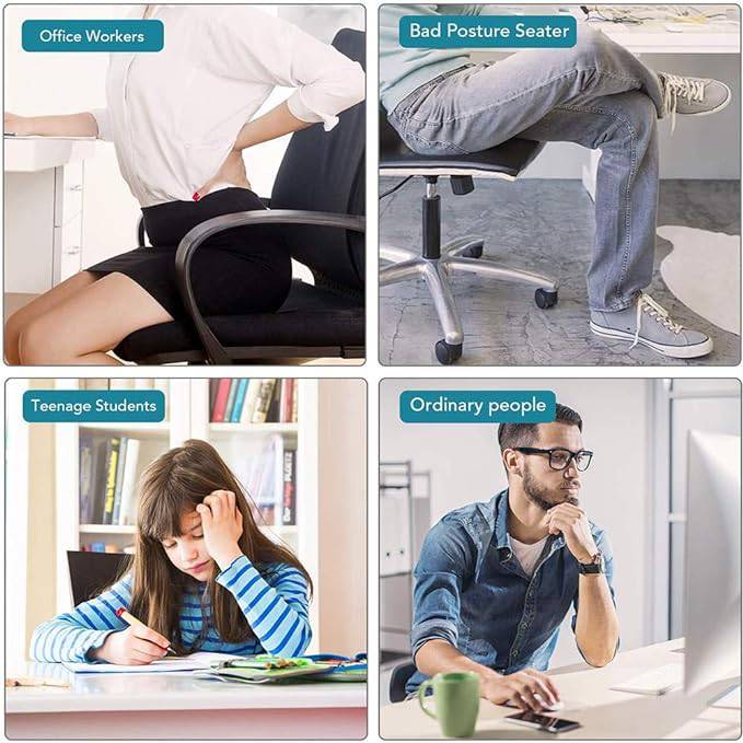 COOLBABY Ergonomically Designed Kneeling Chair With Backrest Support Is Suitable For Adjustable Computer Chairs In Homes And Offices - COOL BABY