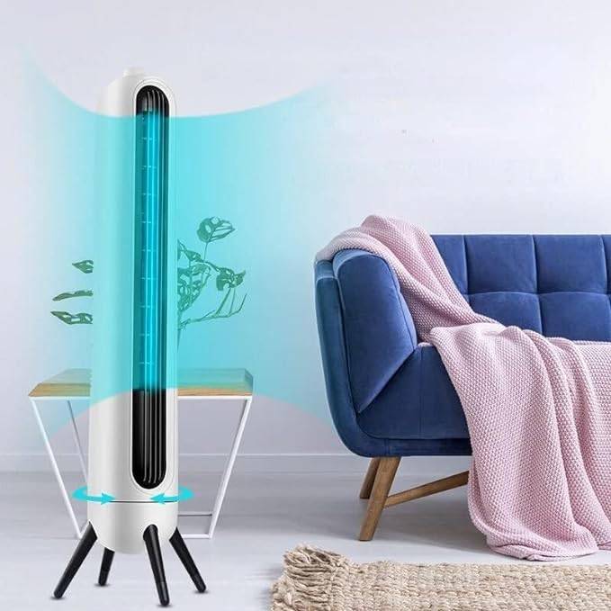 COOLBABY Tower fan electric fan Multifunctional bladeless fan tcxx new harbour green floor fan - COOL BABY